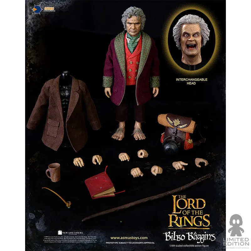 Asmus Collectibles Figura Articulada Bilbo Baggins Escala 1:6 The Lord Of The Rings By J. R. R. Tolkien - Limited Edition