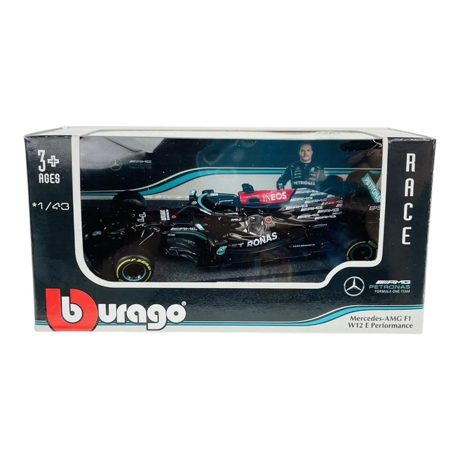 Burago Vehículo Mercedes Amg F1 W12 E Performance Escala 1:43 Amg Petronas