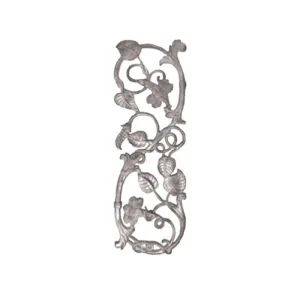 Cast Iron Floral Design 8.54