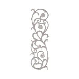 Cast Iron Floral Design 8.625