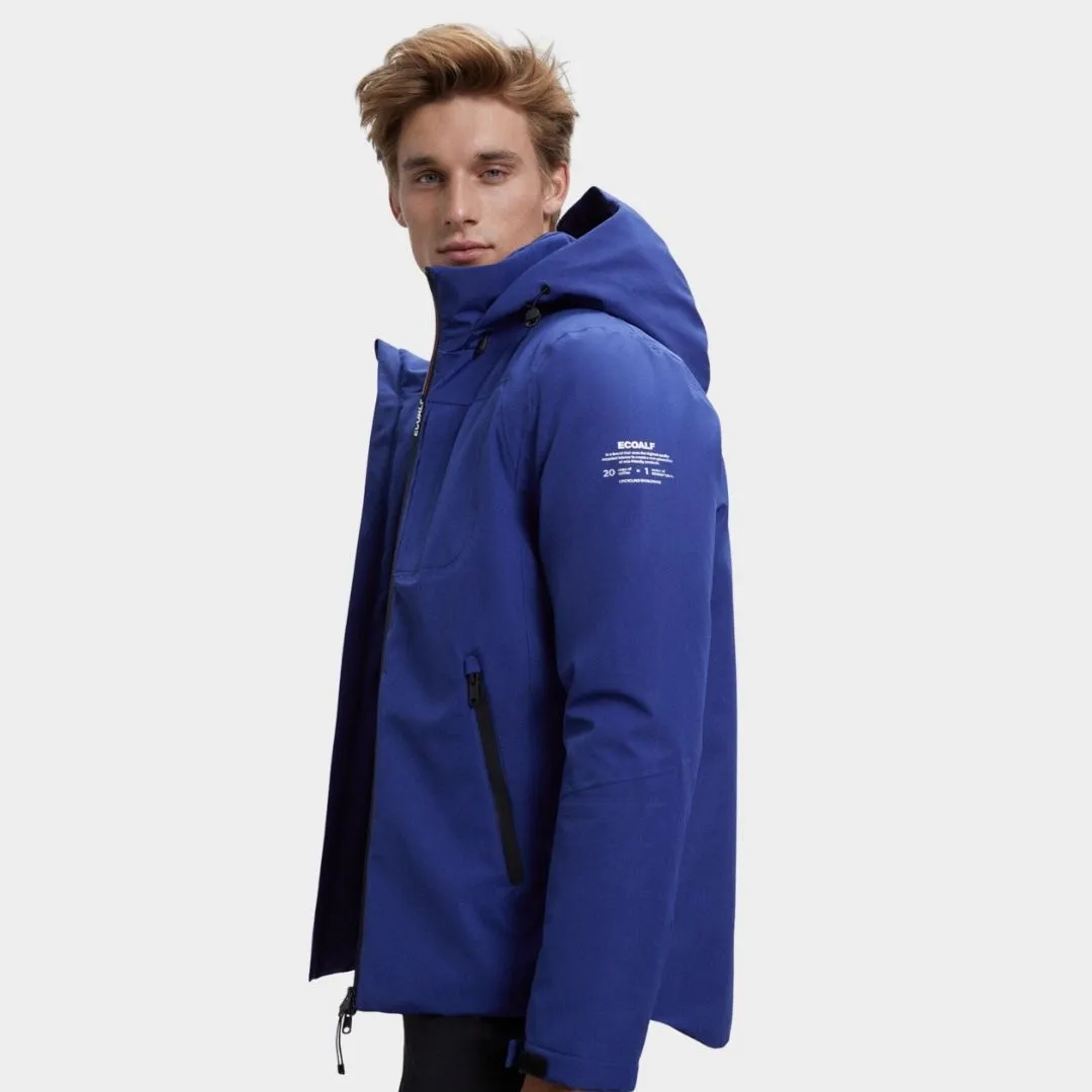 Ecoalf Aktuaalf Jacket Blue Print