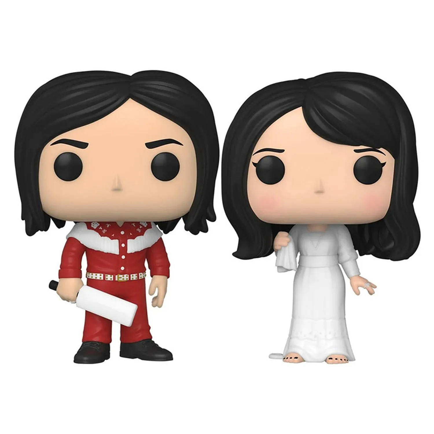 Funko Pop Jack White & Meg White 2 Pack The White Stripes