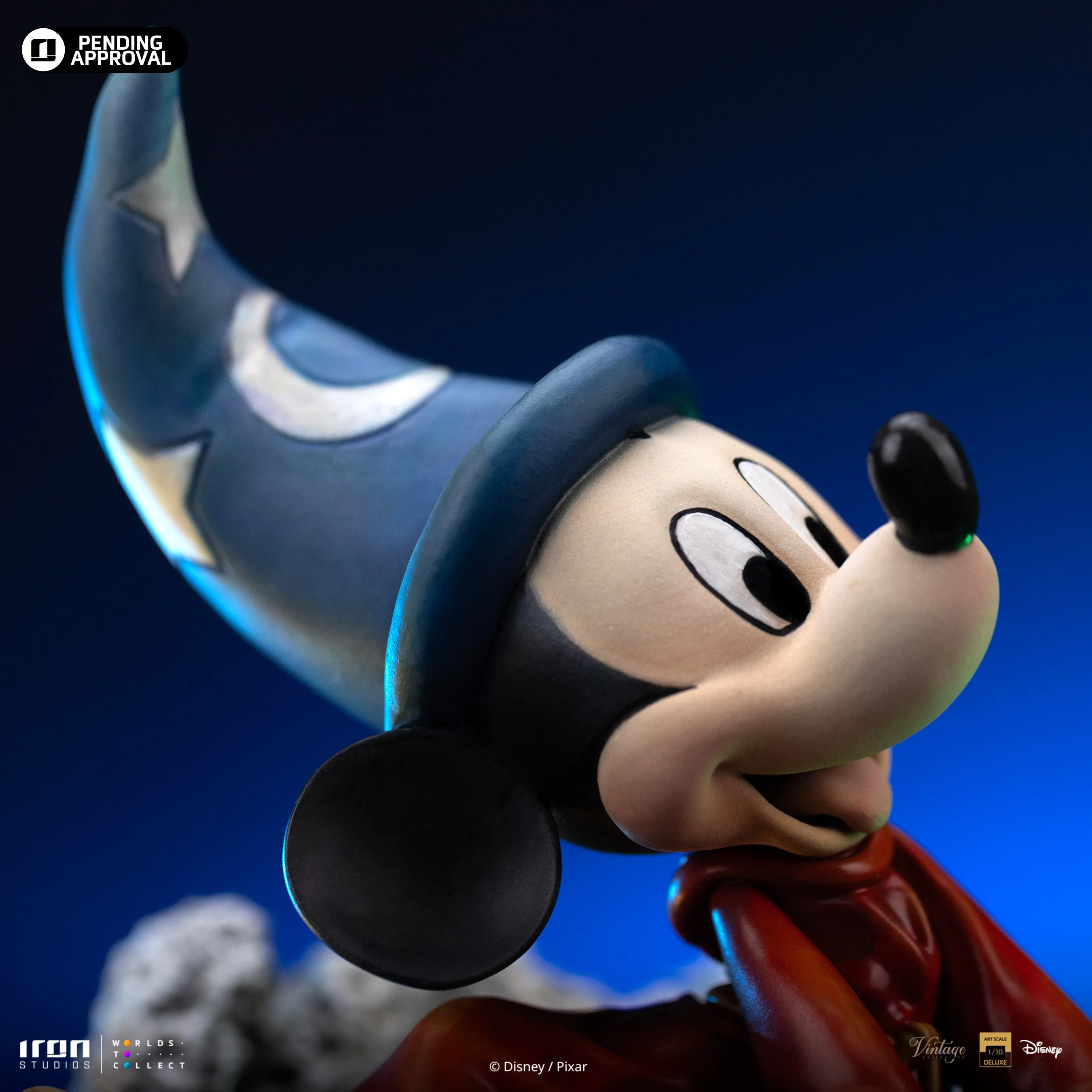 IRON Studios: Disney - Hechicero Mickey Deluxe Escala De Arte 1/10