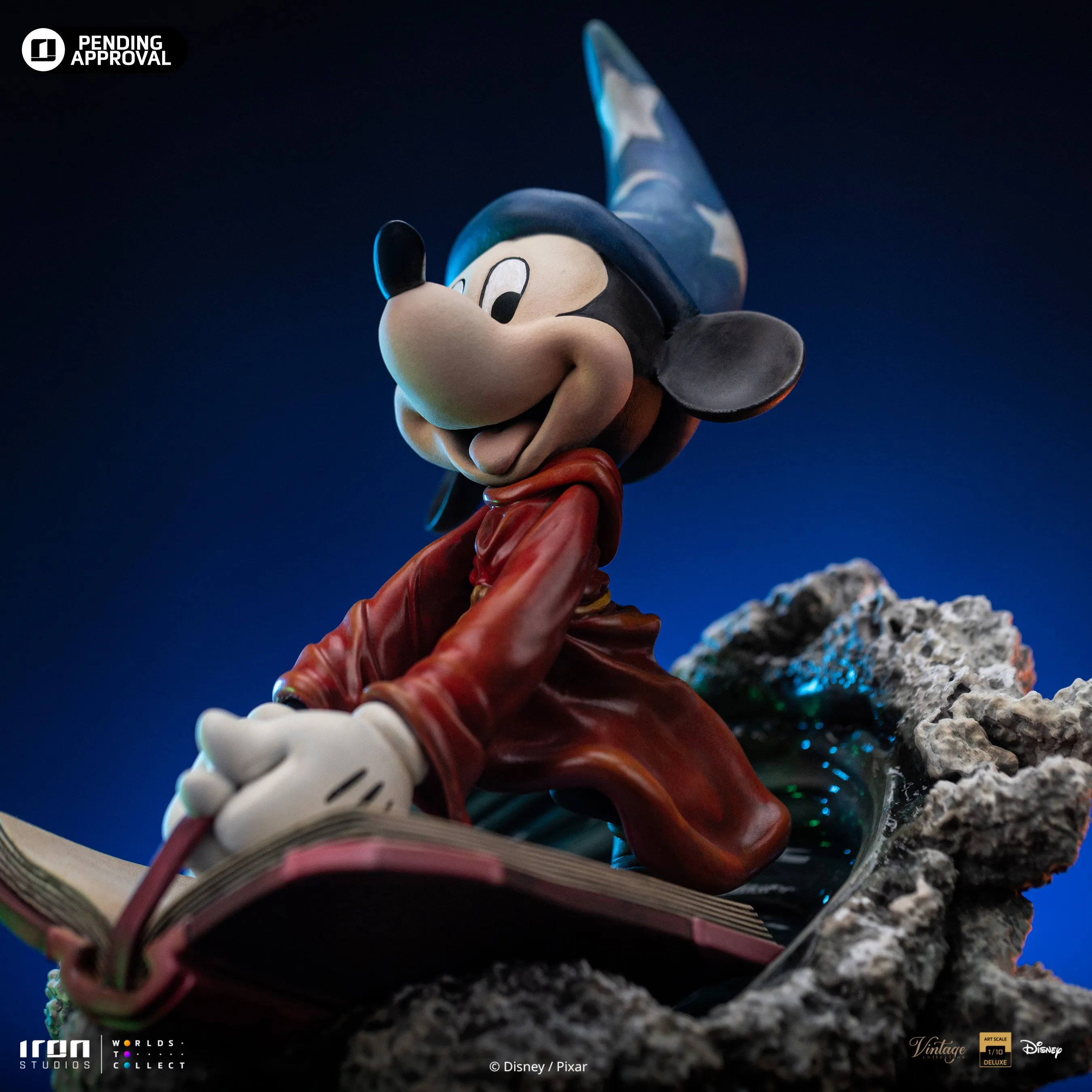 IRON Studios: Disney - Hechicero Mickey Deluxe Escala De Arte 1/10