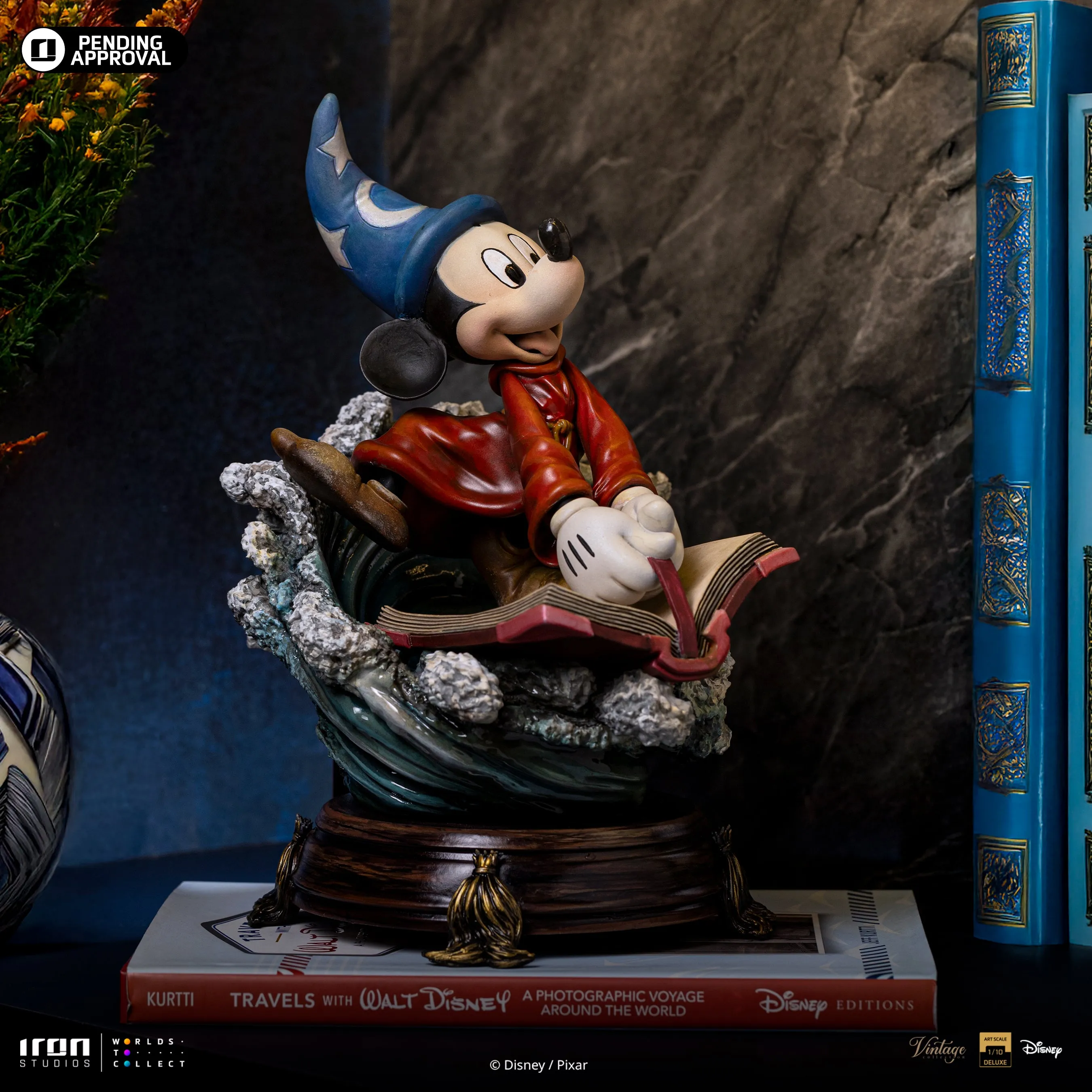 IRON Studios: Disney - Hechicero Mickey Deluxe Escala De Arte 1/10