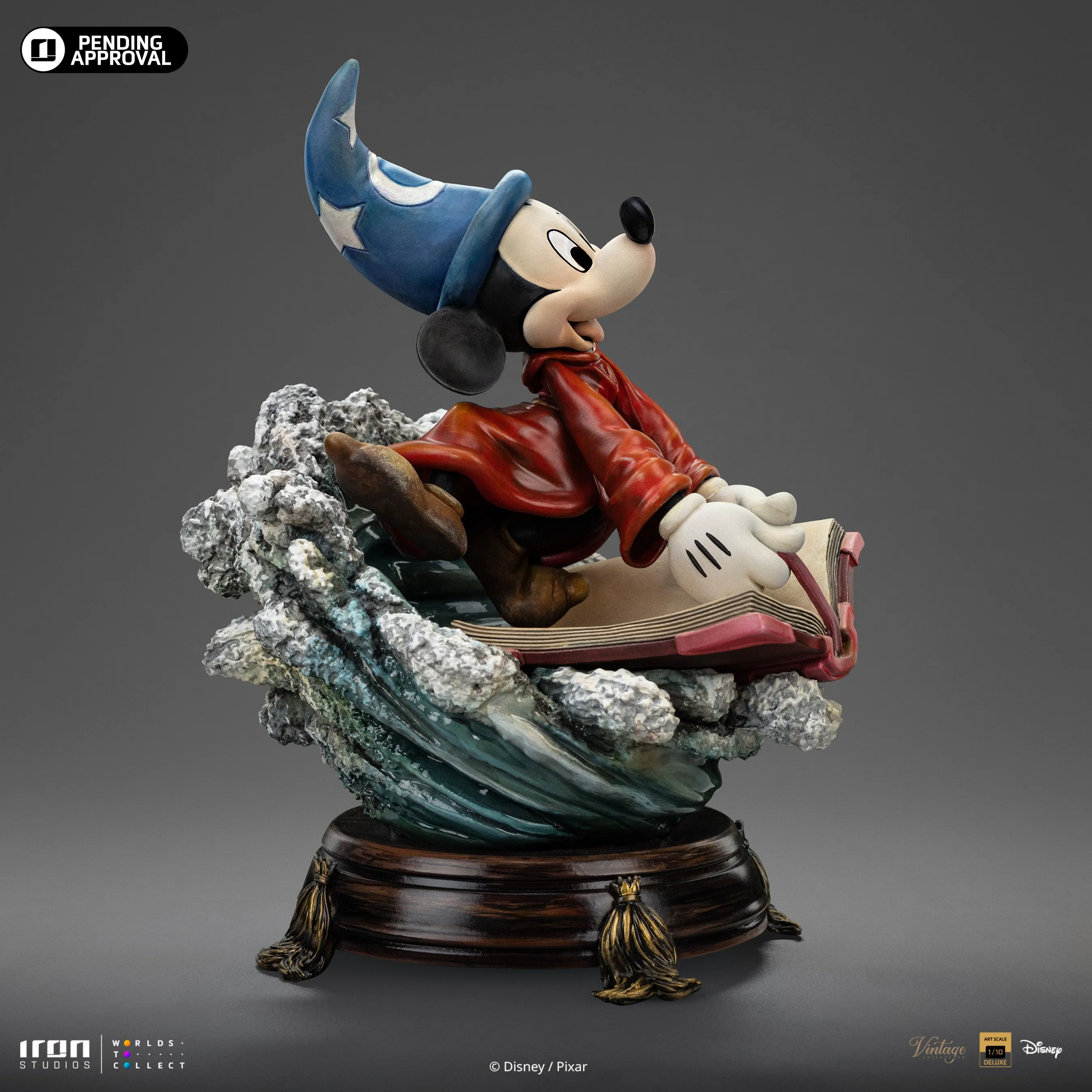 IRON Studios: Disney - Hechicero Mickey Deluxe Escala De Arte 1/10