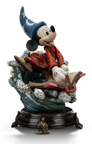 IRON Studios: Disney - Hechicero Mickey Deluxe Escala De Arte 1/10