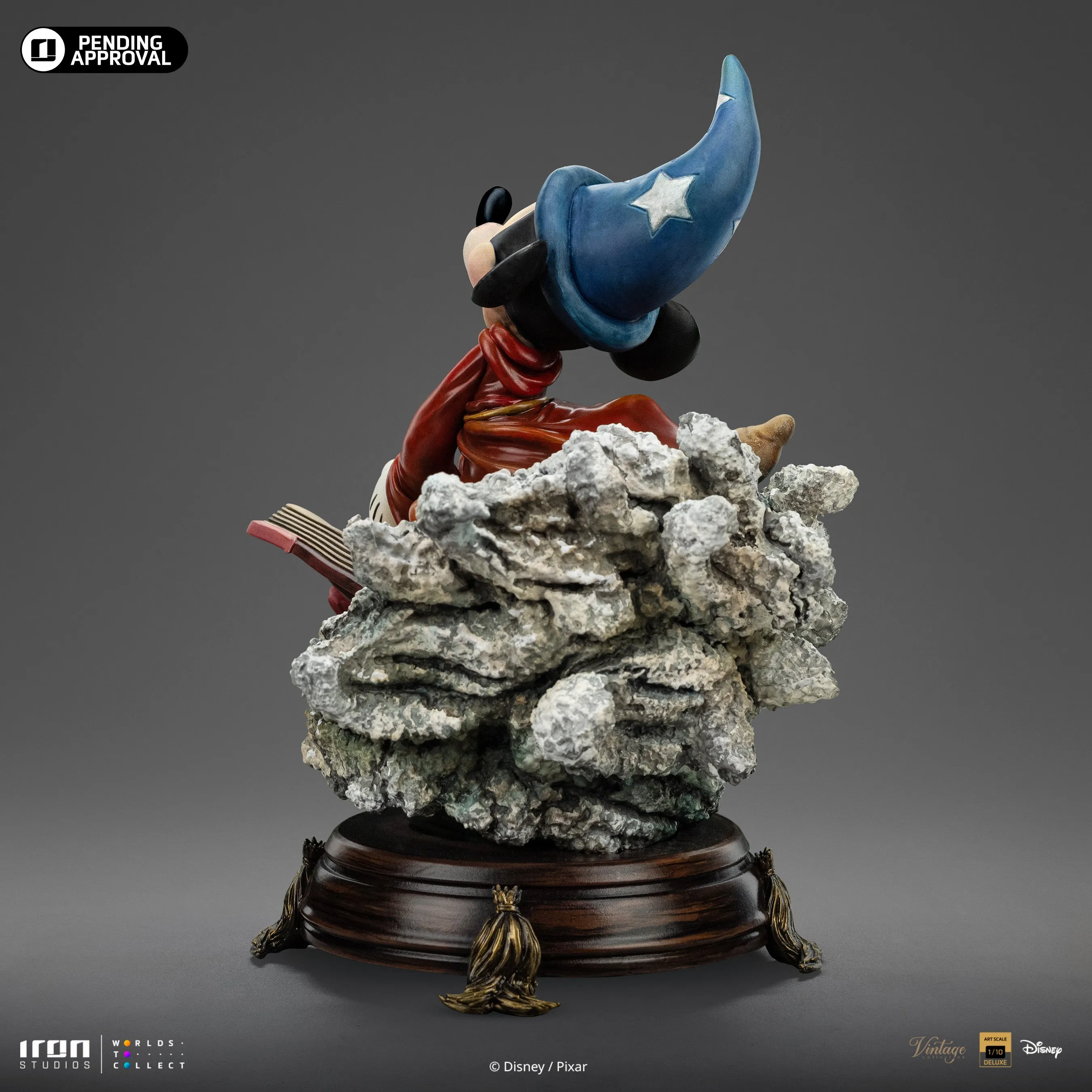 IRON Studios: Disney - Hechicero Mickey Deluxe Escala De Arte 1/10