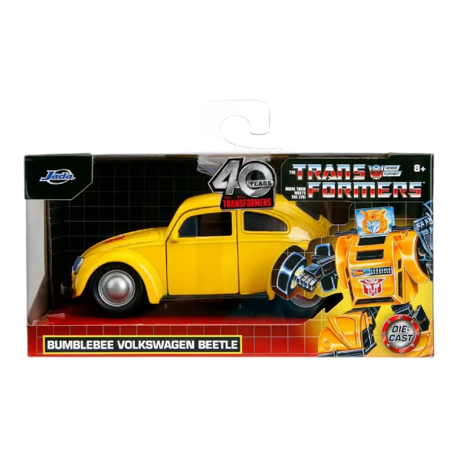 Jada Toys Vehículo Bublebee Volks Wagen Beetle Escala 1:32 Transformers