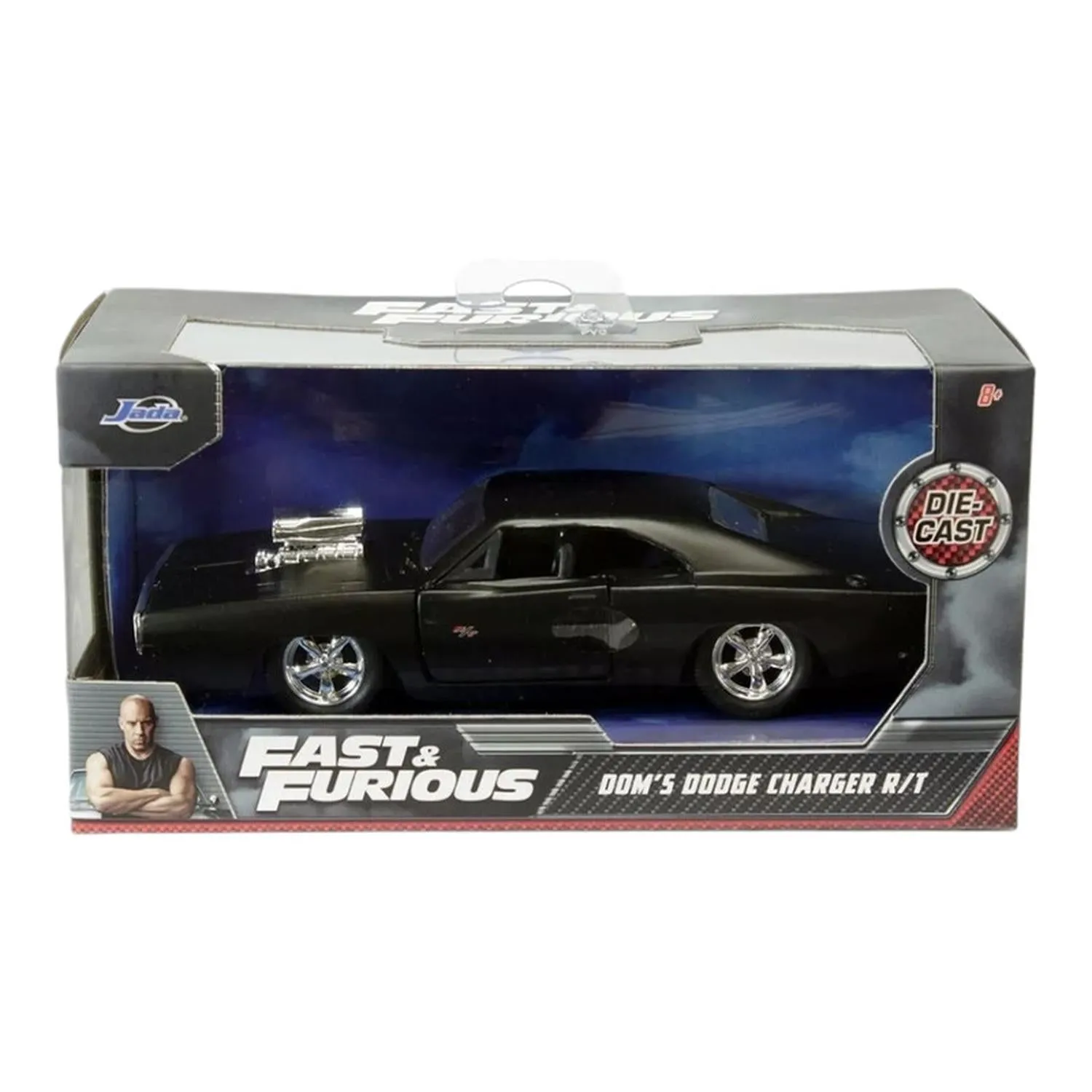 Jada Toys Vehículo Dom'S Dodge Charger R/T Mate Escala 1:32 Fast & Furious