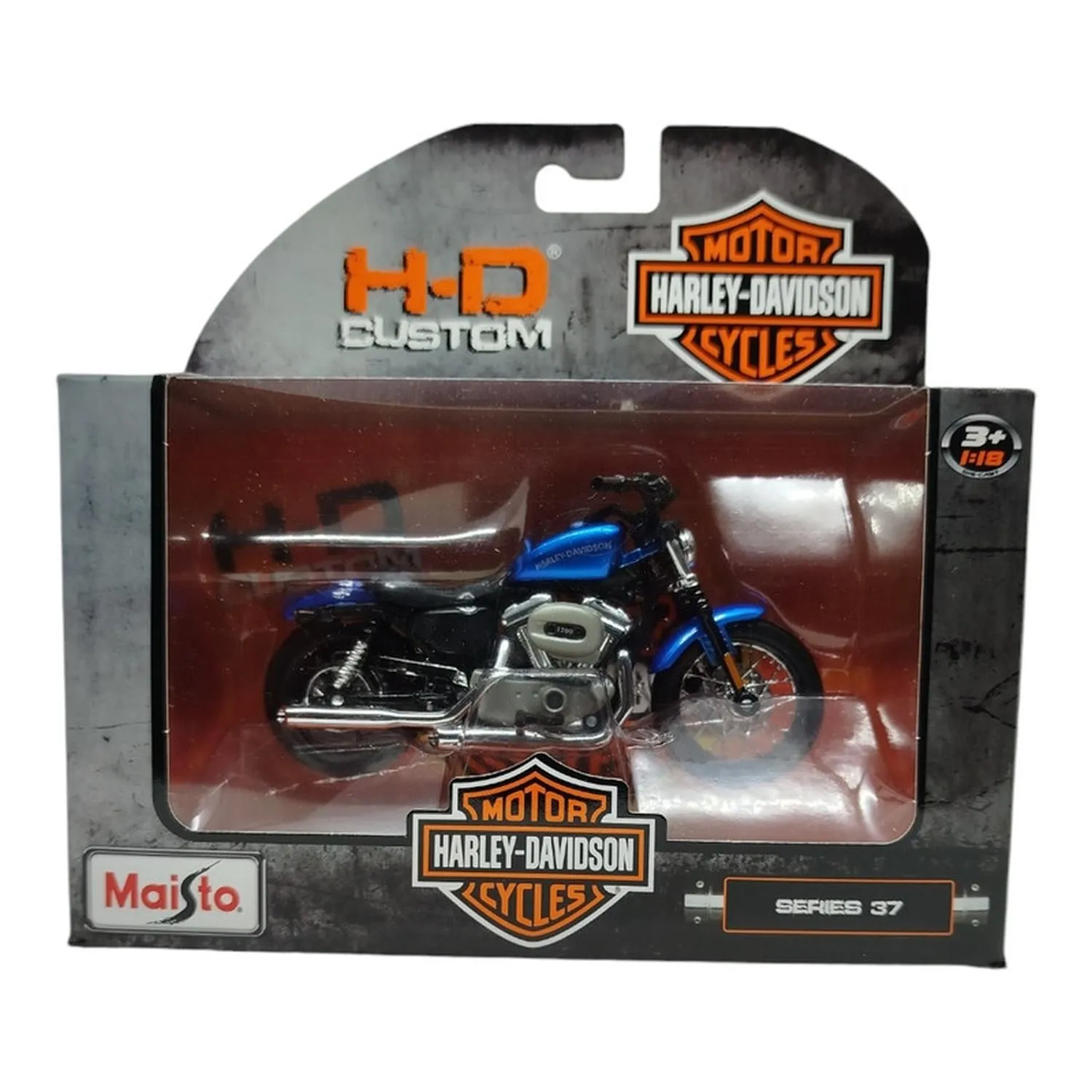 Jada Toys Vehículo Motocicleta 2012 Xl 1200N Nightster Escala 1:18 Harley-Davidson