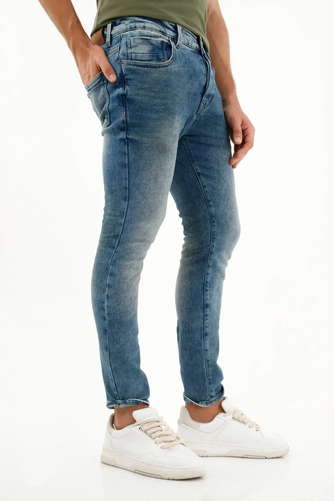 Jean súper skinny para hombre