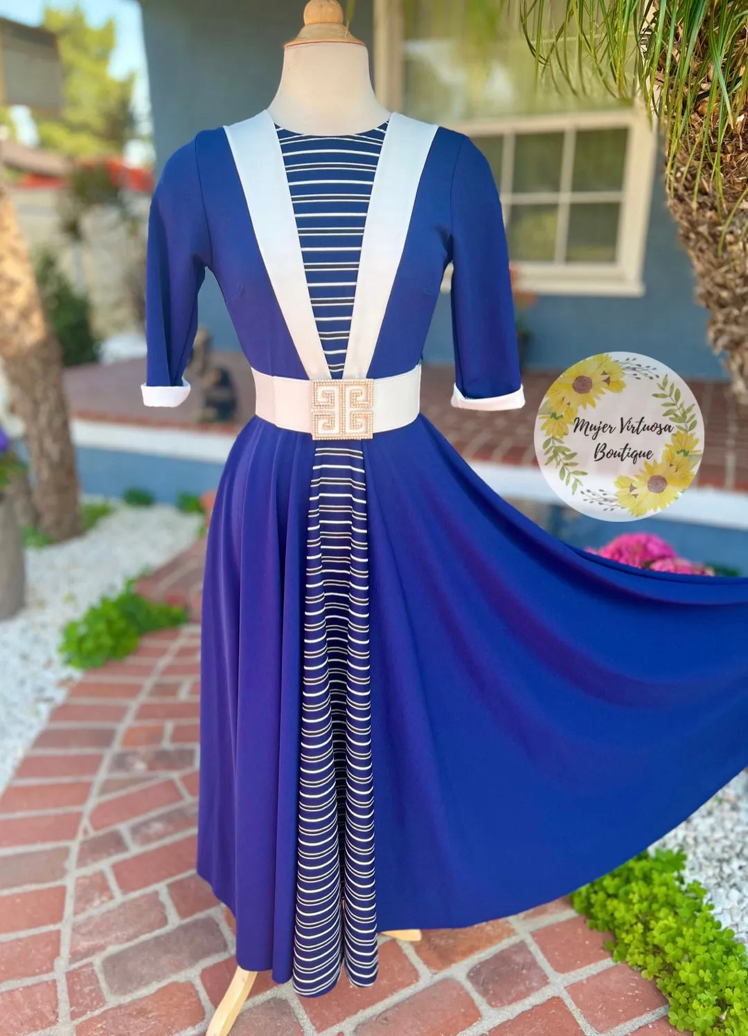 Katia Navy Maxi Dress