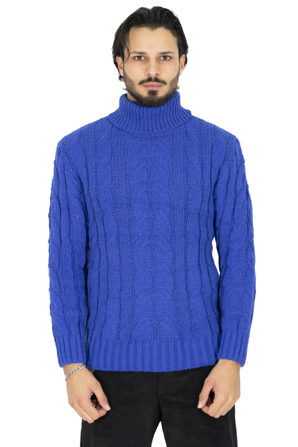 Maglione Uomo Lana Dolcevita Collo Alto Art. Mg103