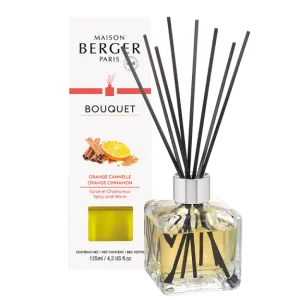 Mikado Bouquet Cube Perfume Orange Cannelle