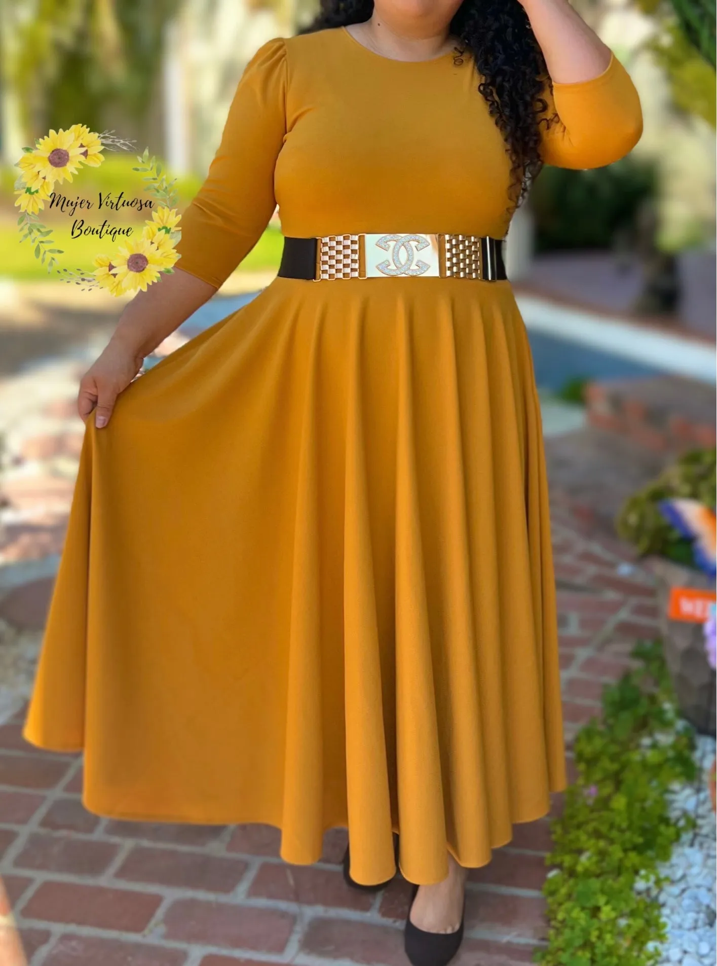 Mustard Maxi Dress