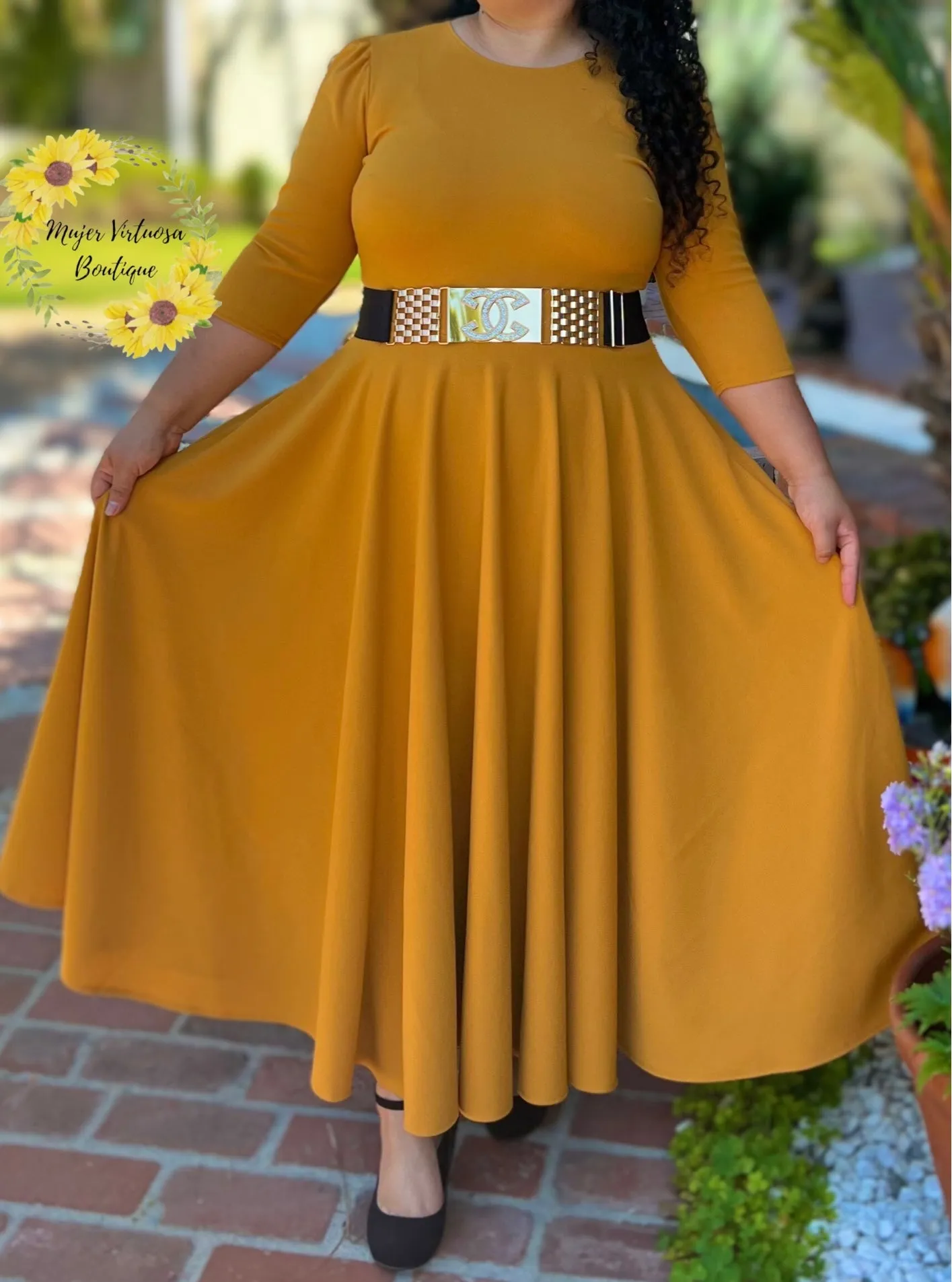 Mustard Maxi Dress