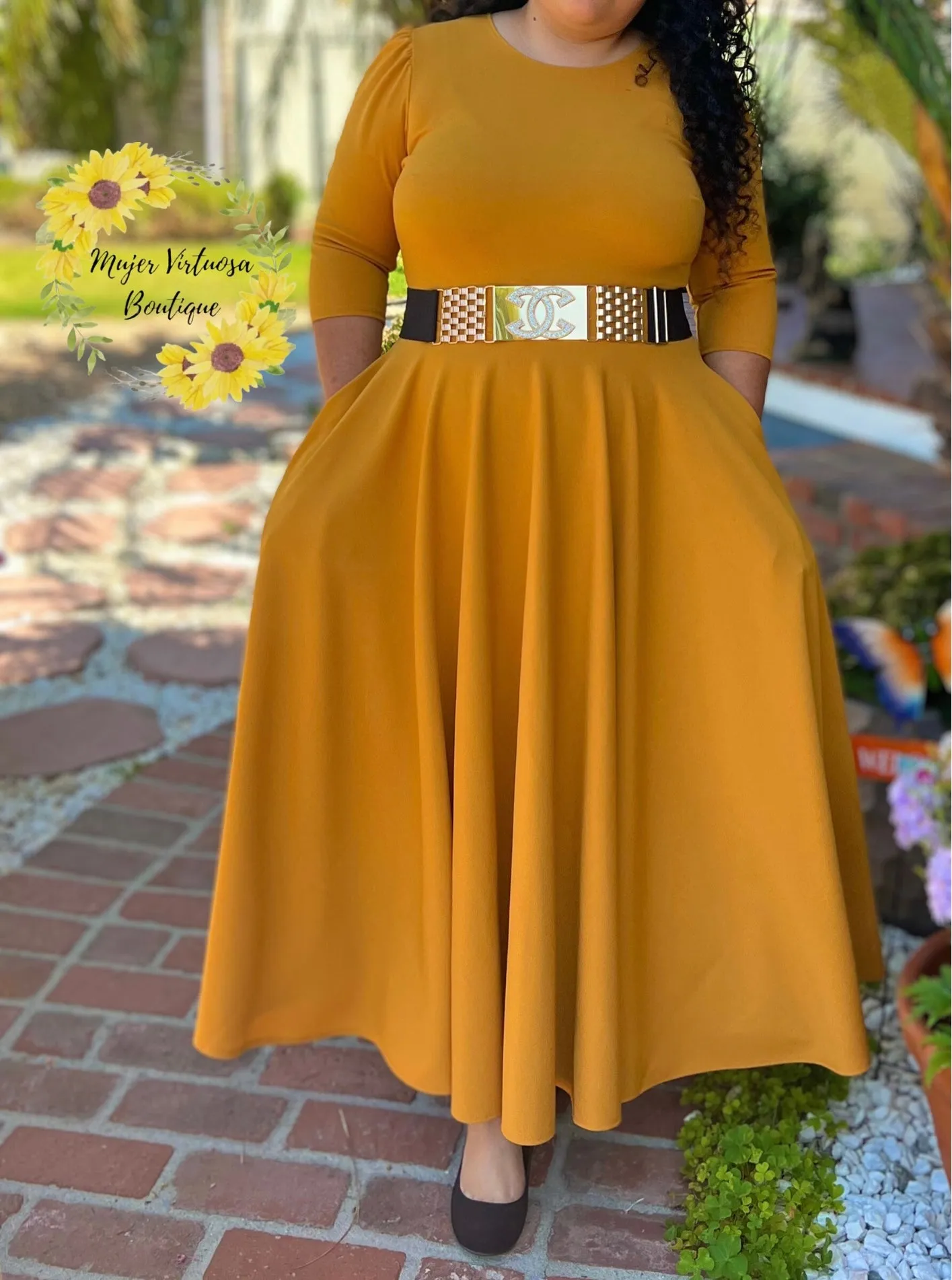 Mustard Maxi Dress