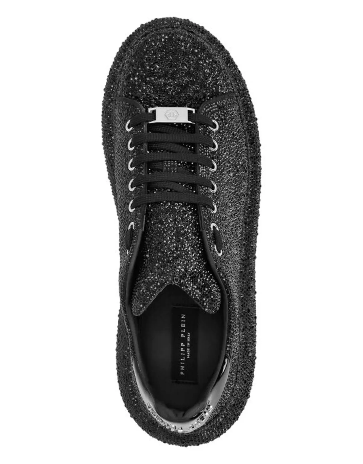 Philipp Plein Runner Full Black Crystal Shoes Size 43