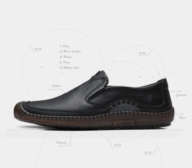 Sapato Mocassim Iron Couro