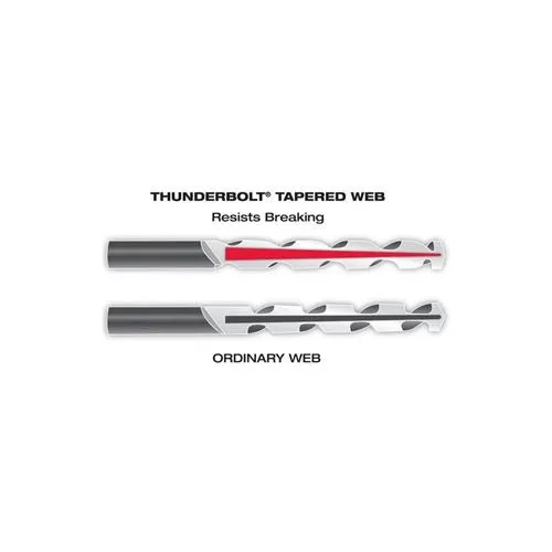 THUNDERBOLT® Titanium Coated 5/32" Drill Bit