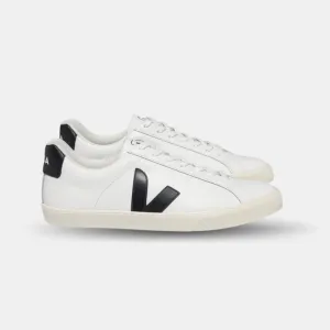 Veja Men's Esplar Logo Leather Extra White Black