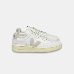 Veja Women's V-90 Leather Extra White Natural