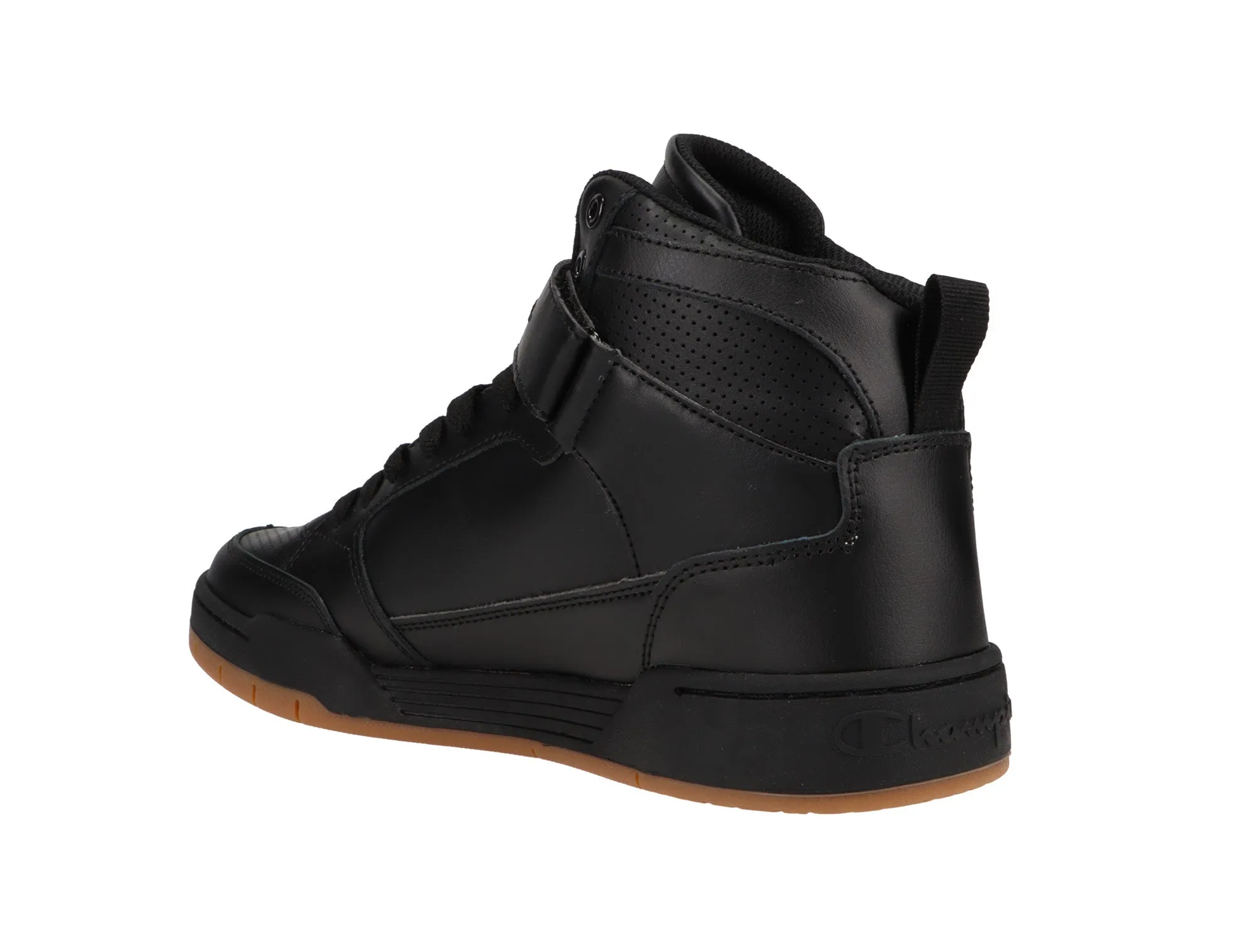 Zapatilla Champion Arena Power Hi Cuero Hombre Negro