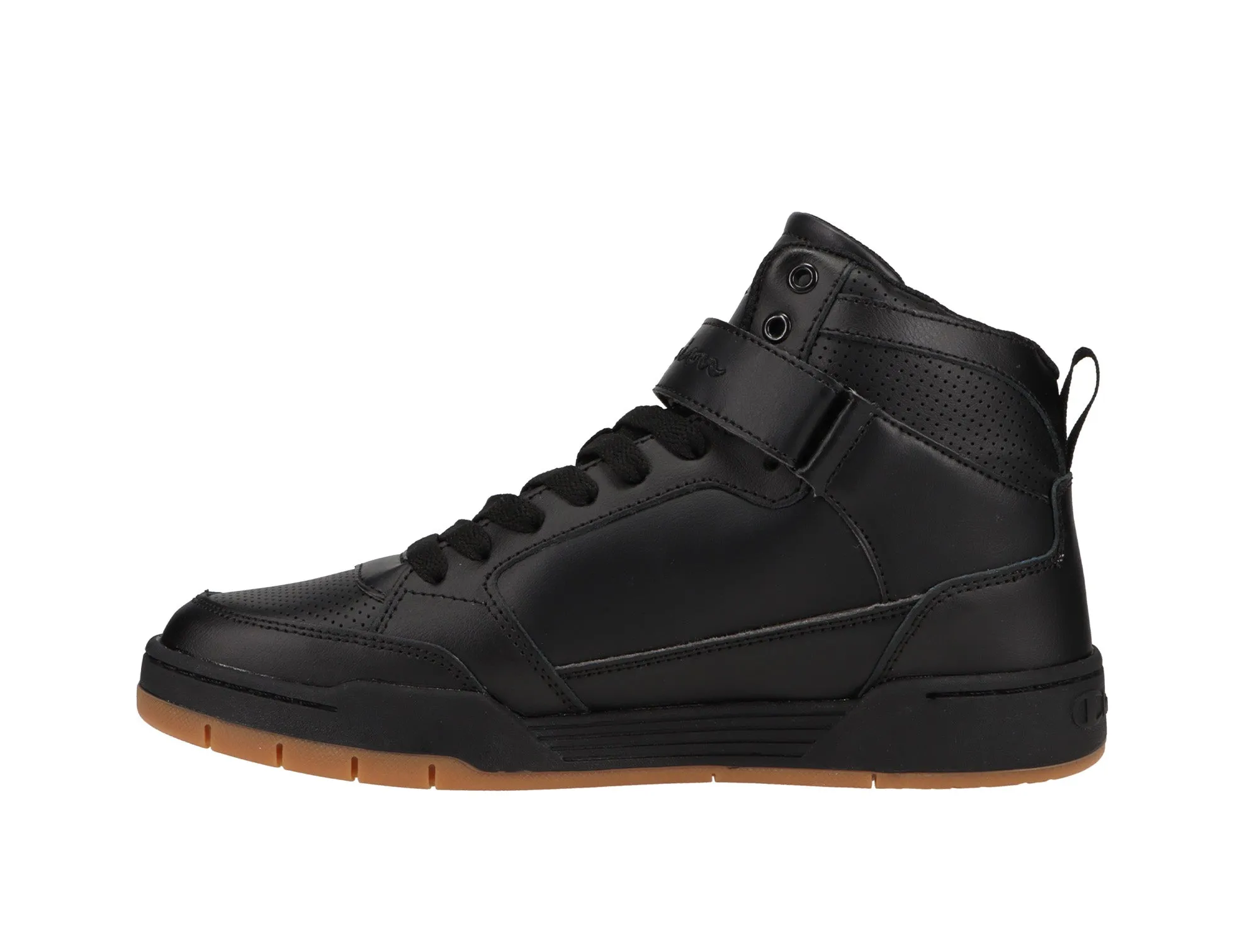 Zapatilla Champion Arena Power Hi Cuero Hombre Negro